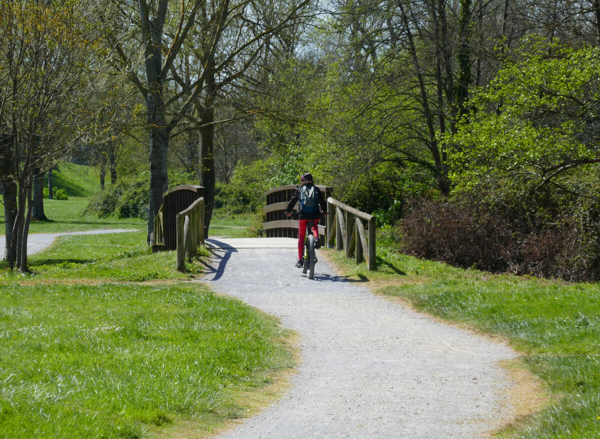 Vía verde de La Camocha, Gijón