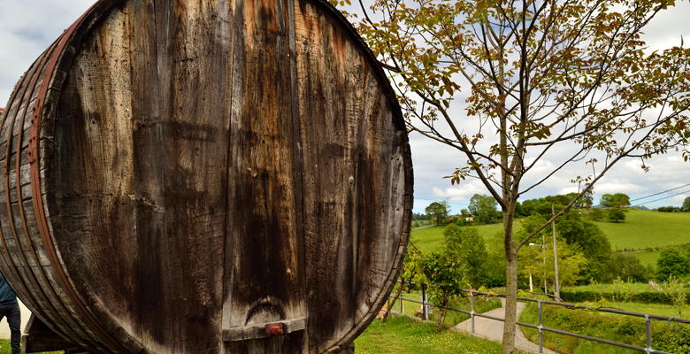 Tonel de sidra en Orizón (Nava)