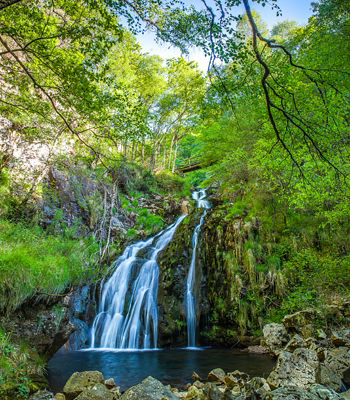 Cascada de Morlongo en Villanueva de Oscos