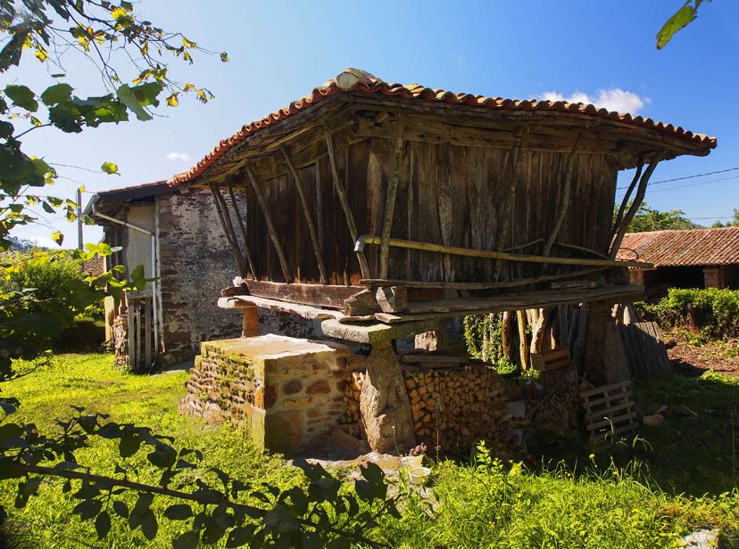 Barrio de La Capilla en Poreñu