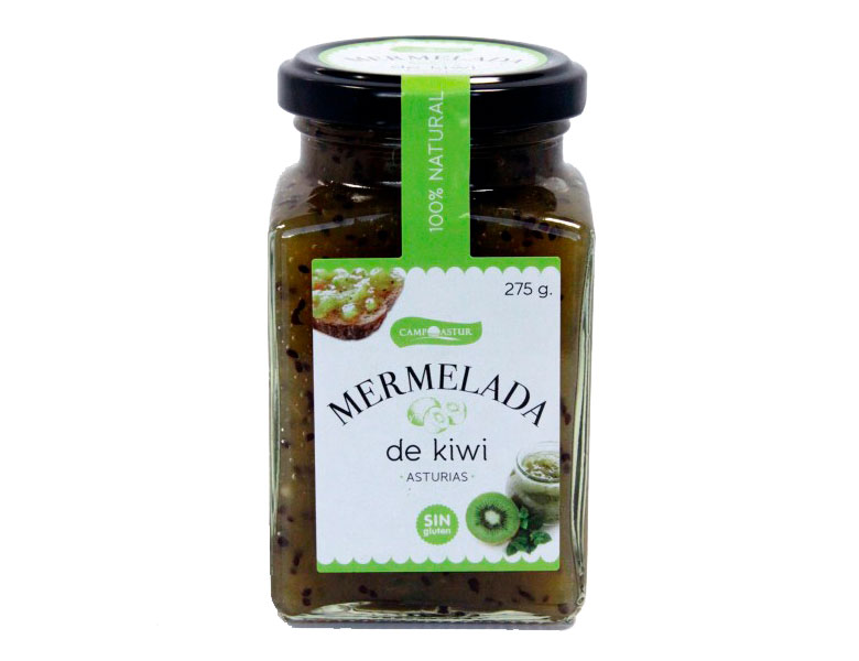 Mermelada de kiwi asturiano