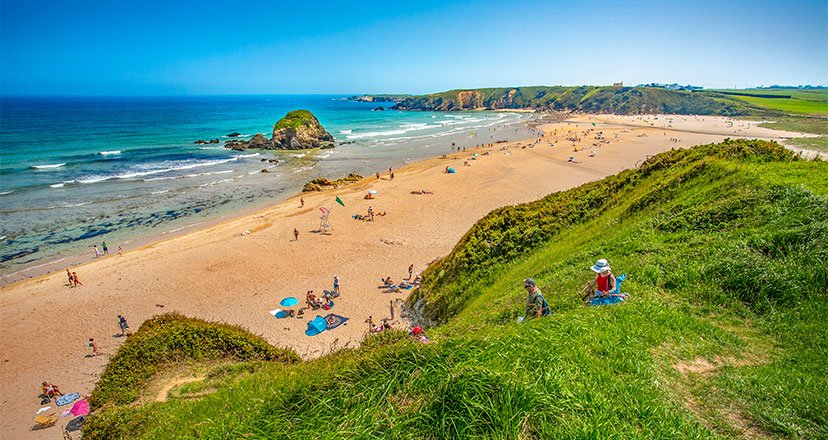 The best beaches to go with children in Asturias