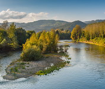 The powerful Nalón and the formidable Cabo Peñas