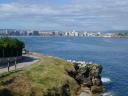 Viewpoint of the Paseo Litoral in Gijón