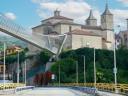 Suspension bridge in Cangas del Narcea