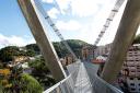 Suspension bridge in Cangas del Narcea
