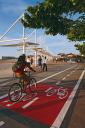 Cycle lane in Gijón