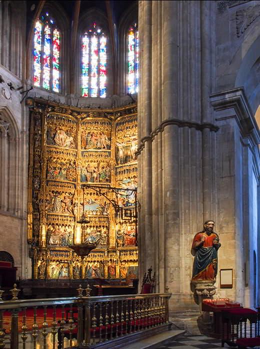 Image of the altarpiece of the Cathedral of Oviedo and San Salvador