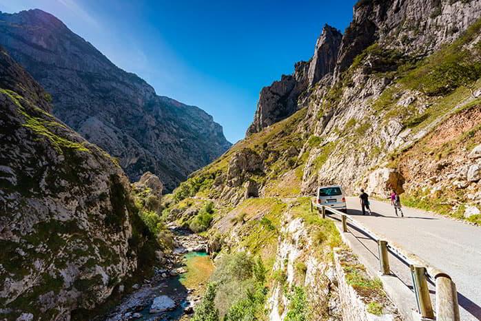 Image of Poncebos, starting point of the Cares Route