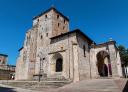 Basilica of Santa María del Conceyu in the historic quarter of Llanes