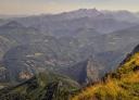 View of Ponga and the Picos from the summit of Tiatordos