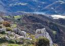 Rioseco reservoir seen from La Xamoca summit