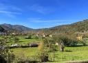 Panoramic view of the valley and hamlets in Llorío