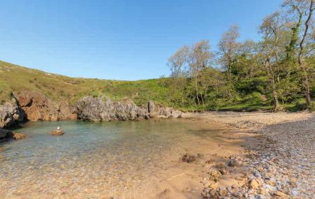 Playa de Cobijeru en el Complejo de Cobijeru, Monumento Natural