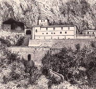 Xylography of the Collegiate Church in 1860