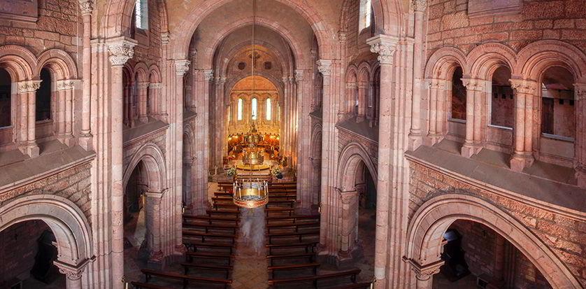 Interior of the Basilica of Covadonga