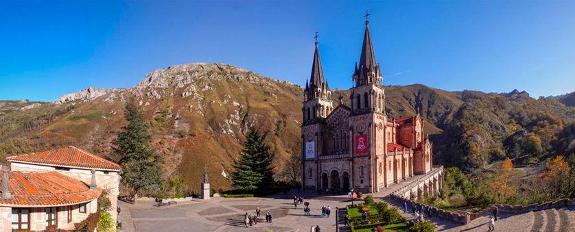 View of the Basilica of Covadonga