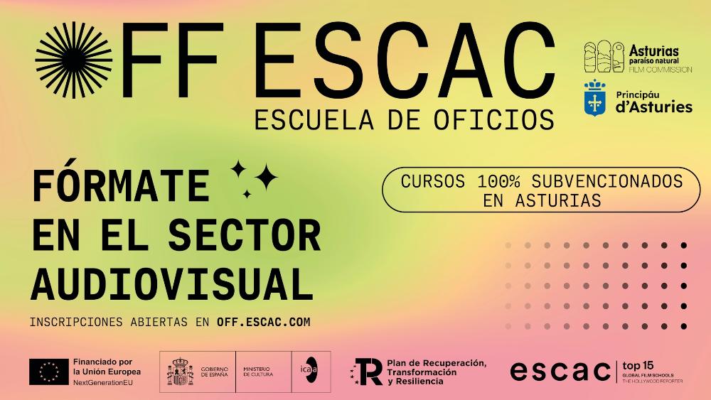 Imagen La Consejería de Cultura y la ESCAC lanzan dos cursos gratuitos para impulsar el sector audiovisual asturiano