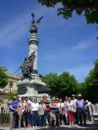 Group from Santa Fe (Granada) on a guided visit with Guiastur