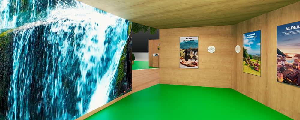 Image of the recreation of a bread basket at the Fitur 2026 stand.