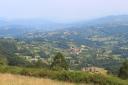 Views of the mountains and valleys of Piloña from above