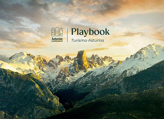 Portada del Play Book de la campaña de RespeTurismo con una imagen del Picu Urriellu.