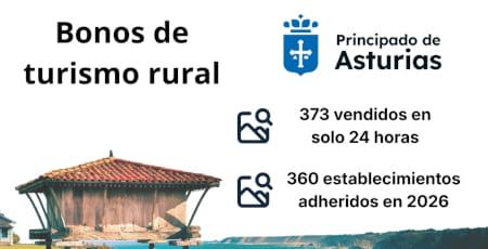 Imagen El Principado pone en marcha la nueva  campaña de descuentos para el turismo rural y  registra 372 solicitudes el primer día