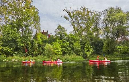 Río Nalón a su paso por Caces (Oviedo)