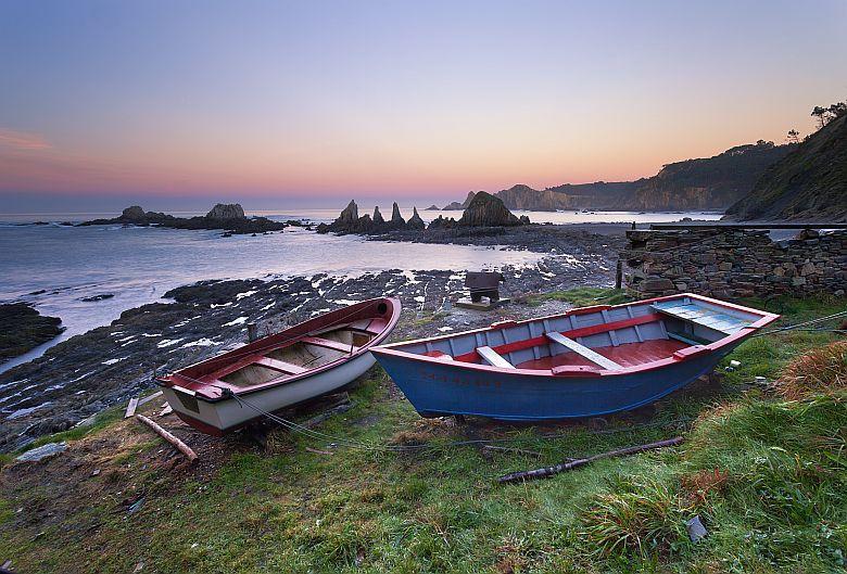 Image of Gueirúa beach in Cudillero