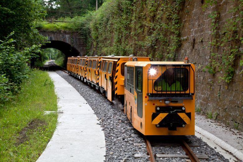 Image of the Train of the Samuño Mining Ecomuseum (Langreo)