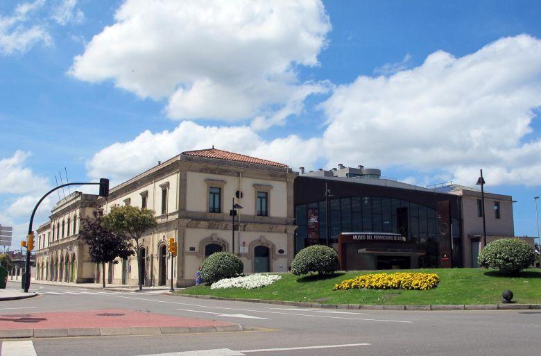 Image of the exterior of the Railway Museum (Gijón/Xixón)