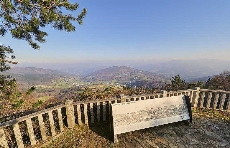 Image of the Penouta viewpoint (Boal)
