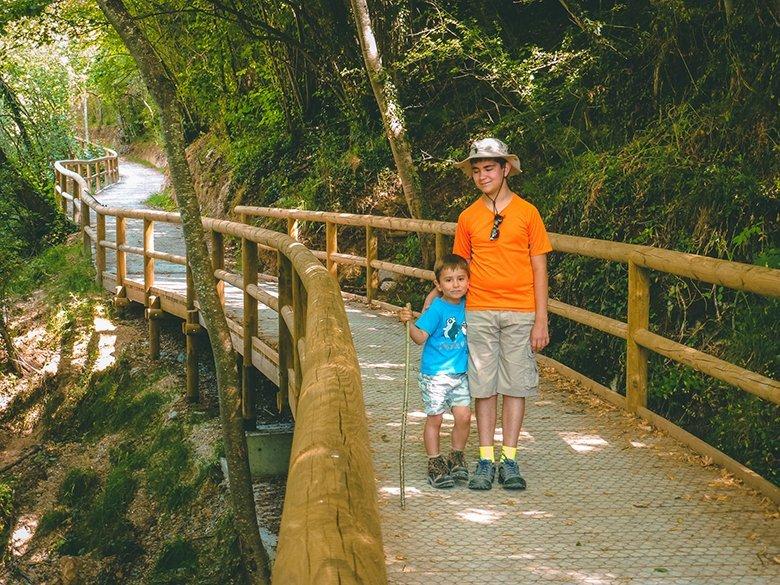 Bild des begehbaren Pfades von Pola de Somiedo