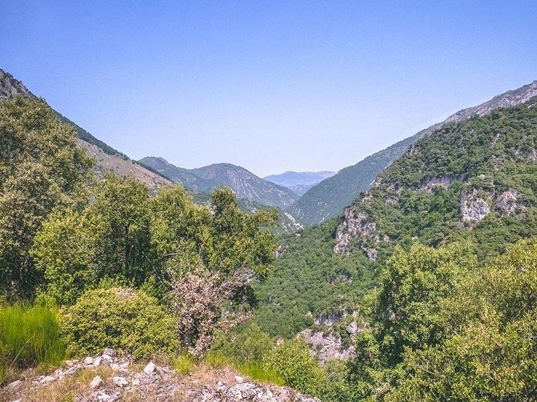 Bild des begehbaren Pfades von Pola de Somiedo