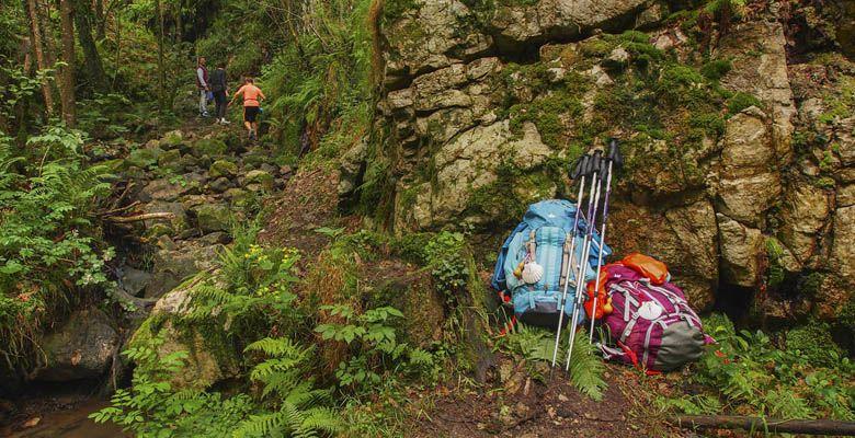 Image of pilgrims on the Way of St. James (Salas)