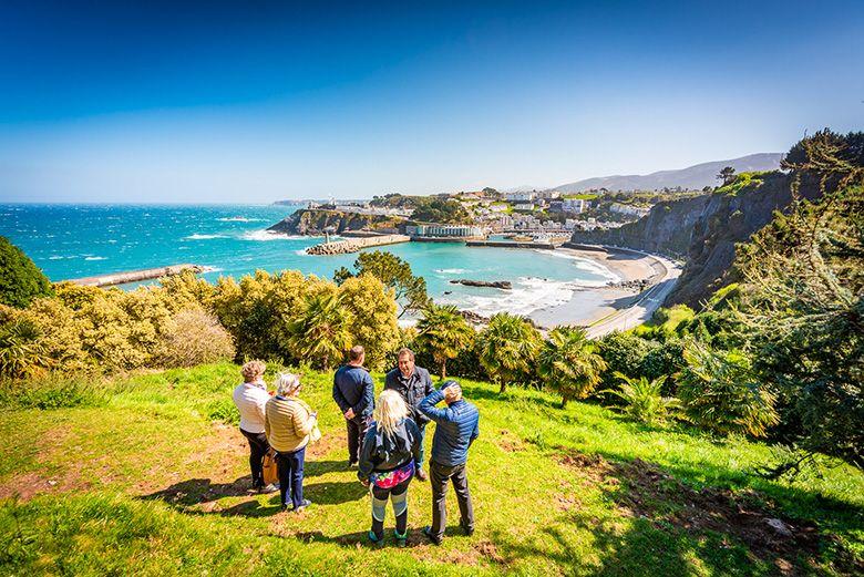 Image of the Fonte Baixa Gardens in Luarca/Ḷḷuarca (Valdés)