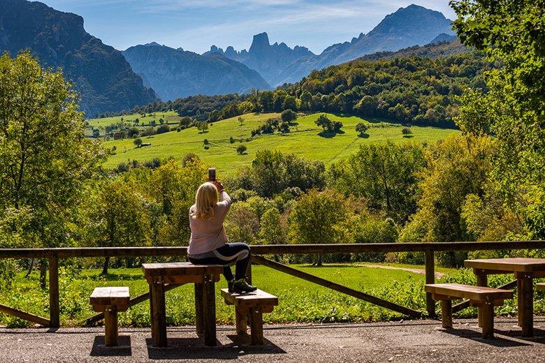 Image of the Pozo de la Oración viewpoint (Cabrales)