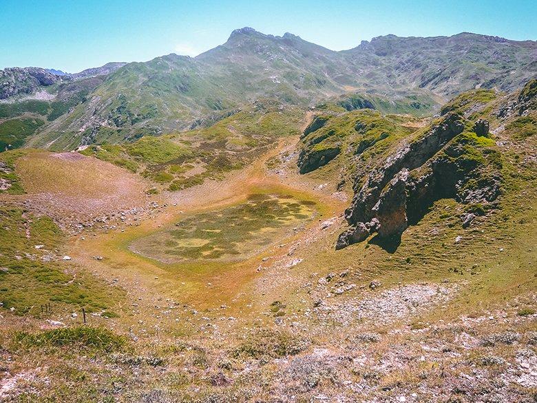 Image of the Mine Lake Route