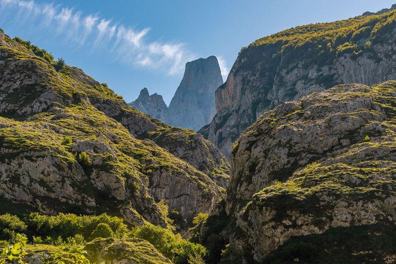 Image du point de vue du Picu Urriellu à Bulnes