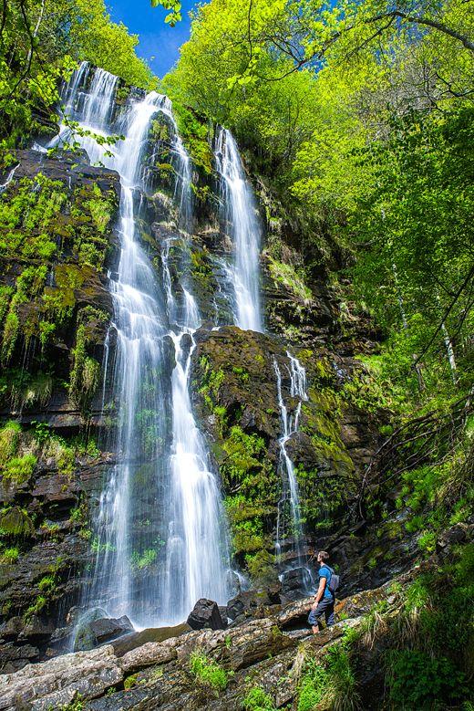 Image of the Seimeira waterfall (Santa Eulalia de Oscos)