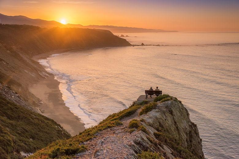 Image of the Route of the panoramic benches in the vicinity of Cape Vidio