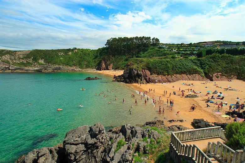Immagine della spiaggia di Carranques (Carrreño)