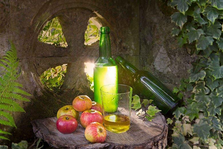 Image of apples and natural cider