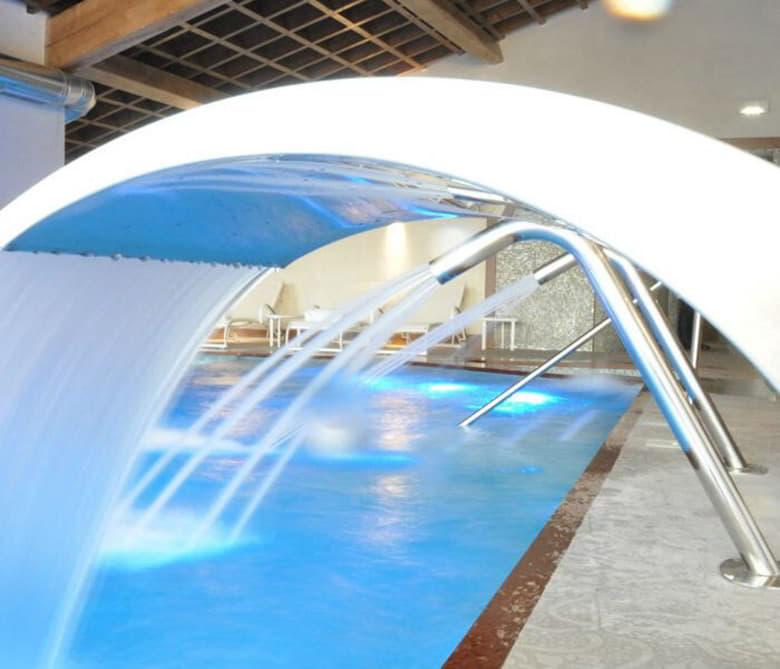 Picture of one of the wellness areas of the five-star hotel Puebloastur in Parres.