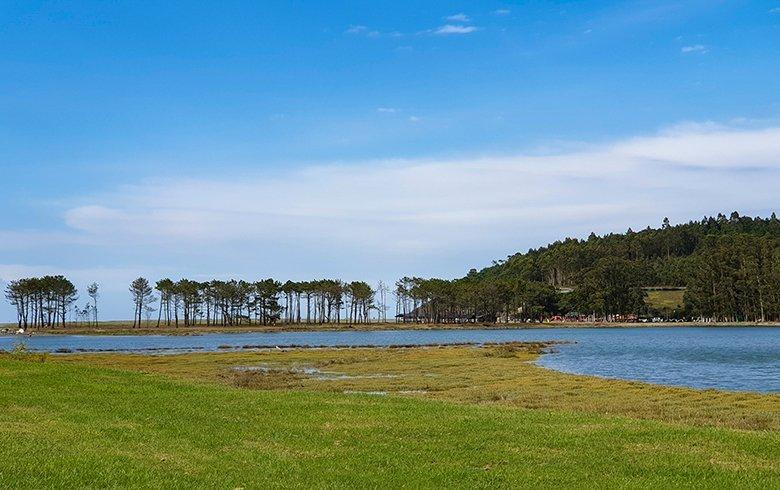 Image of the end of the Naviega Coast Path