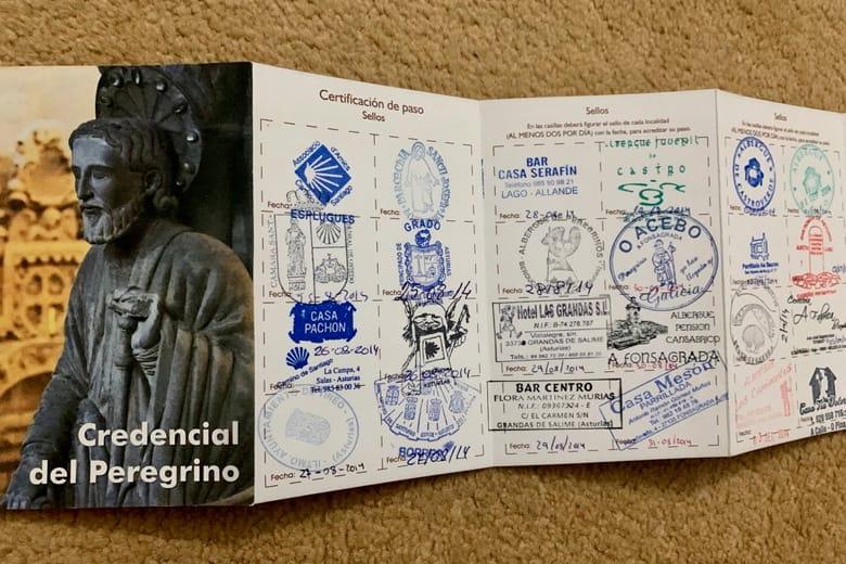 Image of a Pilgrim's Credential