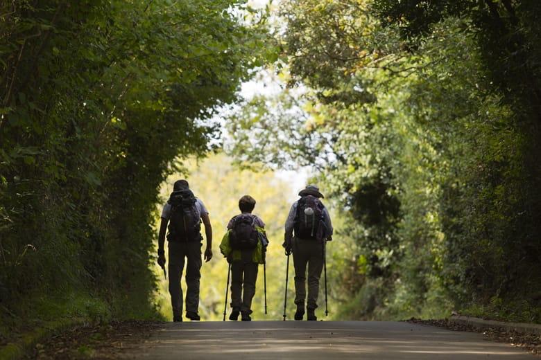 Image of pilgrims in Asturias