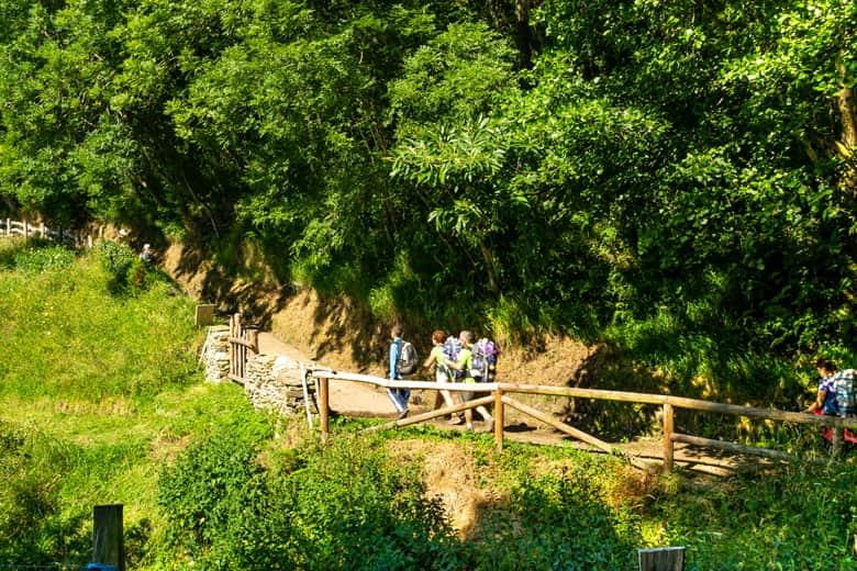 Image of pilgrims in Tineo