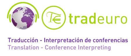 Tradeuro / Traducción e Interpretación