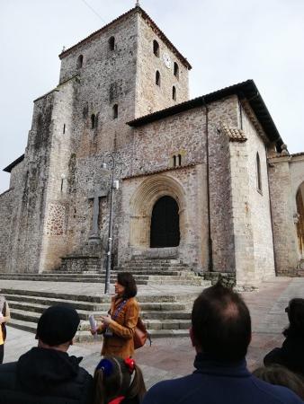 Monica leading the group